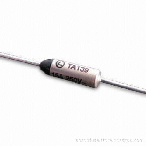 Thermal Cut-off with 250V AC Voltage and 15/10A Current, Sized 4.2 x 11mm